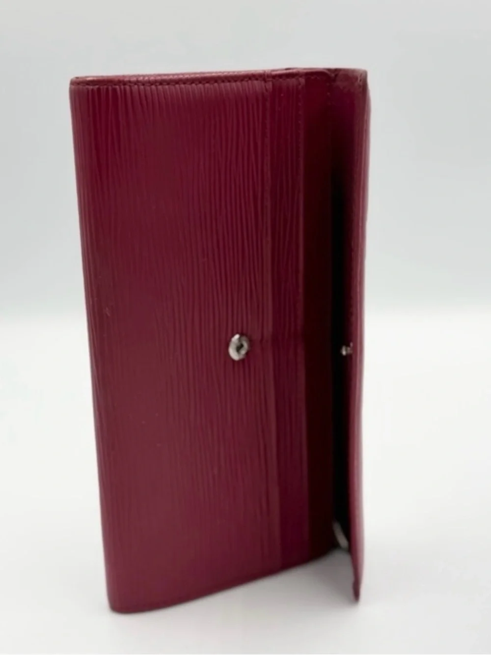 Louis Vuitton Magenta Epi Leather Long Wallet